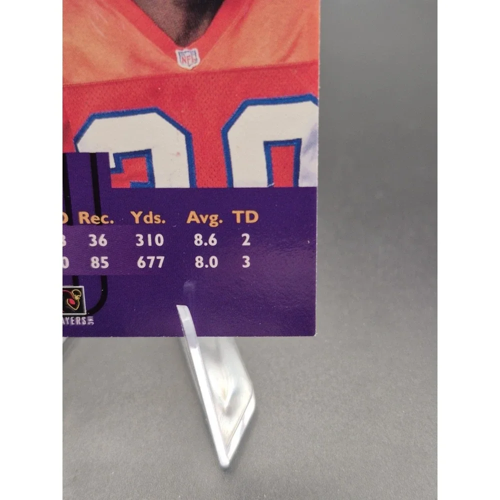1997 Terrell Davis Playoff First and Ten #145 Autographed Denver Broncos W/ COA